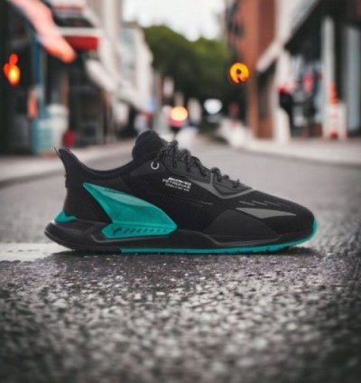 Puma Amg Petronas Zenon Speed Motor Sports Black Reflective Running Shoes