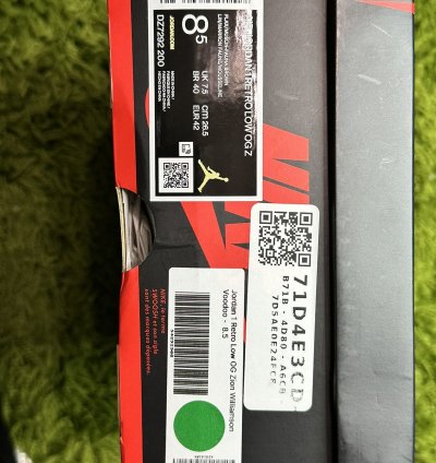 Jordan 1 Retro Low Og Zion Williamson Voodoo