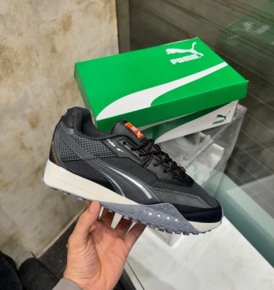 Puma Blacktop Rider Warm Black Sneakers