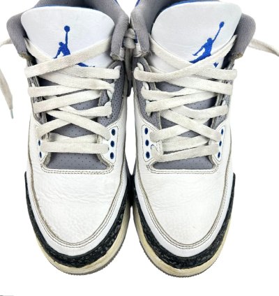 Vintage Nike Air Jordan 3 Retro Mid Racer Blue Elephant Skin Ct8532-145 Mens Us Size 8 Athletic Sneaker 2021