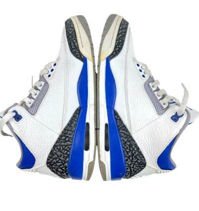 Vintage Nike Air Jordan 3 Retro Mid Racer Blue Elephant Skin Ct8532-145 Mens Us Size 8 Athletic Sneaker 2021