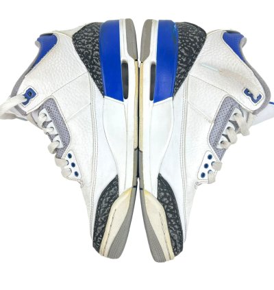 Vintage Nike Air Jordan 3 Retro Mid Racer Blue Elephant Skin Ct8532-145 Mens Us Size 8 Athletic Sneaker 2021