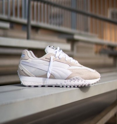 Puma Blacktop Rider Warm White Sneaker