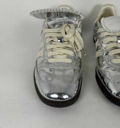 Adidas Wales Bonner Metallic Silver Samba Sneaker Size 10