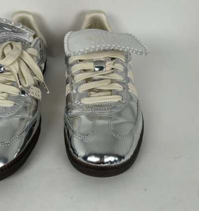 Adidas Wales Bonner Metallic Silver Samba Sneaker Size 10