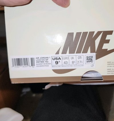Jordan 1 Retro Low Travis Scott Reverse Mocha