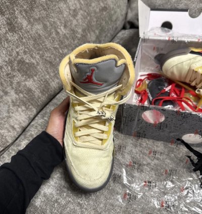 Air Jordan 5 Retro Off-white Sail