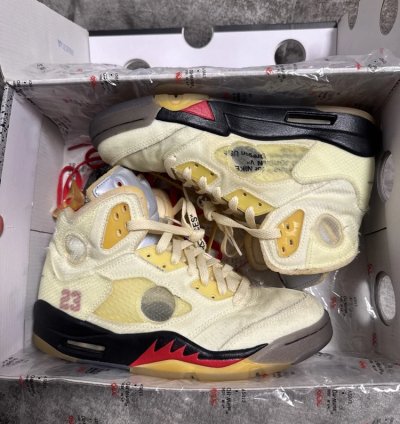 Air Jordan 5 Retro Off-white Sail