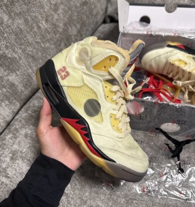 Air Jordan 5 Retro Off-white Sail