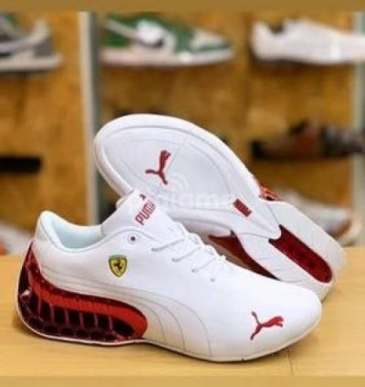 Puma Ferrari Petronas White Red Sneakers