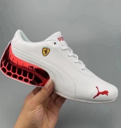 Puma Ferrari Petronas White Red Sneakers