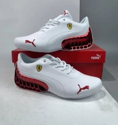 Puma Ferrari Petronas White Red Sneakers