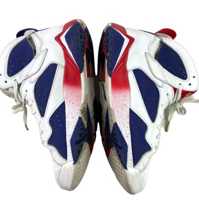 Vintage Nike Air Jordan 7 Retro Olympic Basketball Sneakers Size 10 5 Us Red White Blue Mens