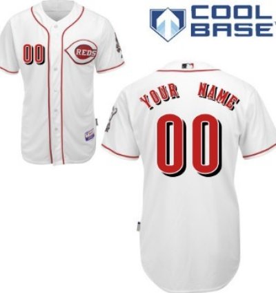 Cincinnati Reds Customized White Jersey