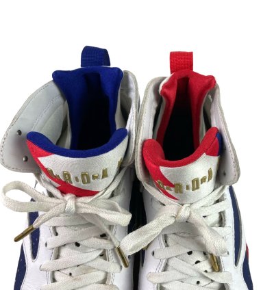 Vintage Nike Air Jordan 7 Retro Olympic Basketball Sneakers Size 10 5 Us Red White Blue Mens