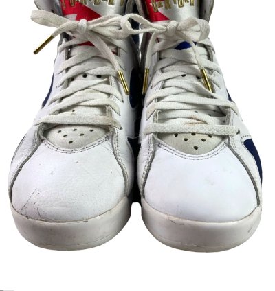 Vintage Nike Air Jordan 7 Retro Olympic Basketball Sneakers Size 10 5 Us Red White Blue Mens
