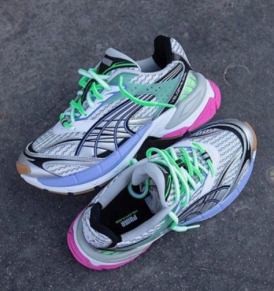 Puma Velophasis Multi Purple Pink Sneakers