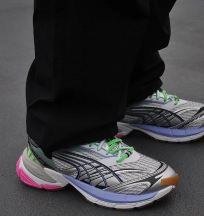 Puma Velophasis Multi Purple Pink Sneakers