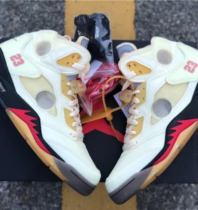 Air Jordan 5 Retro Off-white Sail