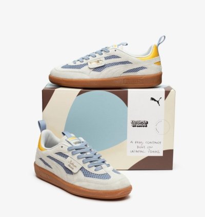 Puma X Kidsuper Palermo Ash Grey Sneakers