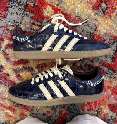 Adidas Wales Bonner Samba Navy Croc