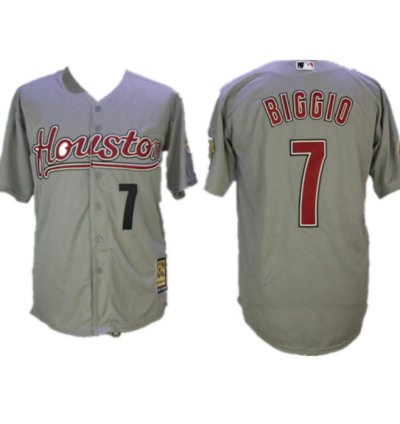 Houston Astros Craig Biggio Gray 2006 Throwback Jersey