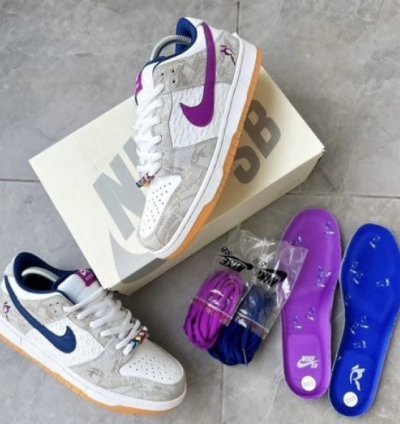 Rayssa Leal X Nik E Dunk Sb Low White Sneakers