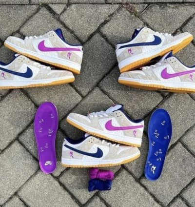 Rayssa Leal X Nik E Dunk Sb Low White Sneakers