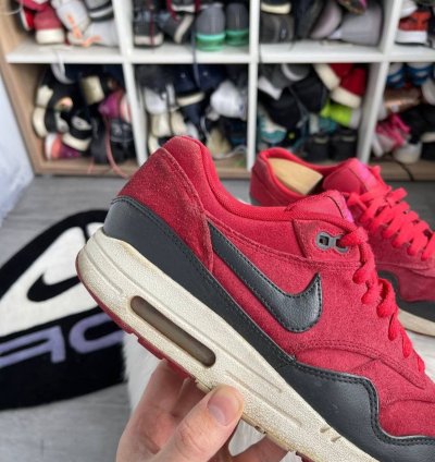 Vintage Nike Air Max 1 Premium Gym Red