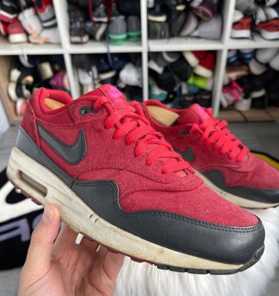 Vintage Nike Air Max 1 Premium Gym Red