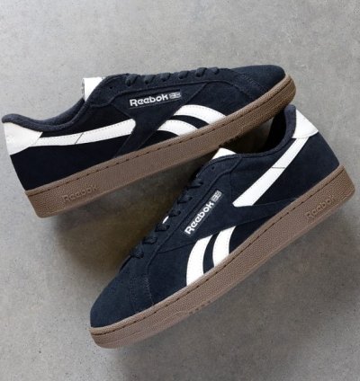 Reebok Club C Black Grounds Trainers Sneakers