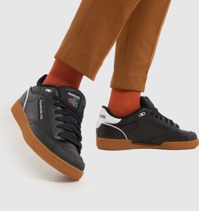 Reebok Club C Black Gum Sneakers