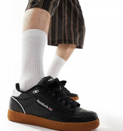 Reebok Club C Black Gum Sneakers