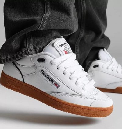 Reebok Club C Bulc White Black Sneakers