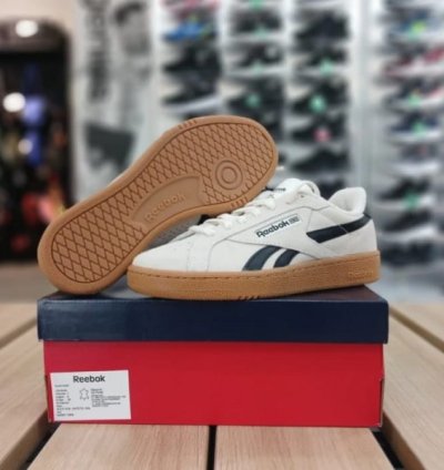 Reebok Club C Grounds Uk Chalk Black Gum Sneakers