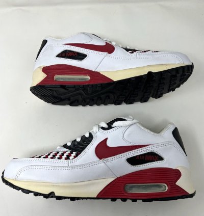 Vintage Nike Air Max 90 Leather Sneakers Size 10 Chi-town Og Infrared Mens