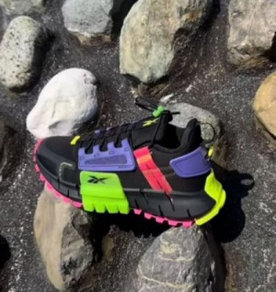 Reebok Zig Kinetica Edge Black Multi Running Shoes