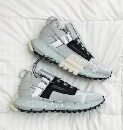Reebok Zig Kinetica Edge Gray Running Shoes