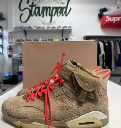 Air Jordan 6 Retro Travis Scott British Khaki