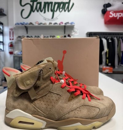 Air Jordan 6 Retro Travis Scott British Khaki
