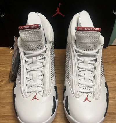 Jordan 14 Retro Supreme White Size 9 5