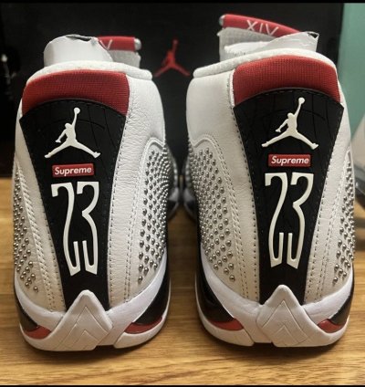 Jordan 14 Retro Supreme White Size 9 5