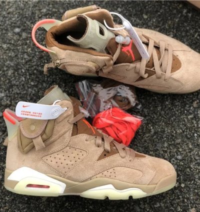 Air Jordan 6 Retro Travis Scott British Khaki