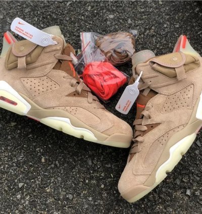 Air Jordan 6 Retro Travis Scott British Khaki