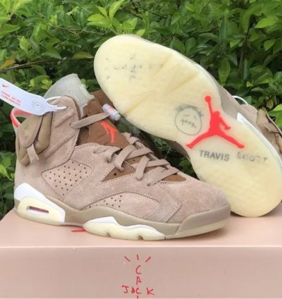 Air Jordan 6 Retro Travis Scott British Khaki