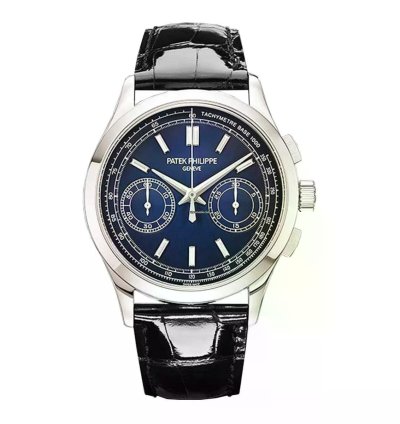 Patek Philippe Chronograph Platinum Baguette Indicators