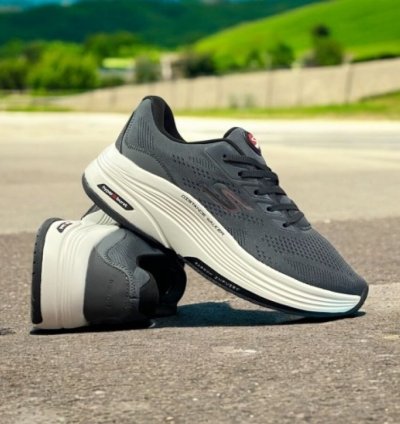 Skecher S Max Road Hyper Burst Dark Grey Sneakers
