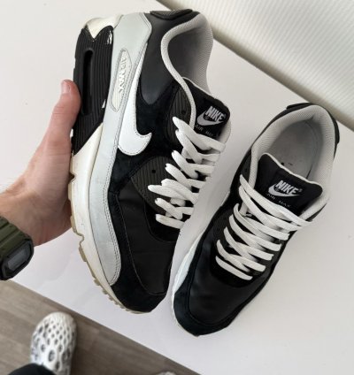 Vintage Nike Air Max 90 Y2k Premium Rare Rare Drill Sneakers
