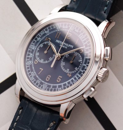 Patek Philippe Chronograph Platinum Chronograph Watch Ref 5070p