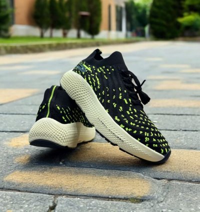 Skecher S Max Road Hyper Burst Green Sneakers